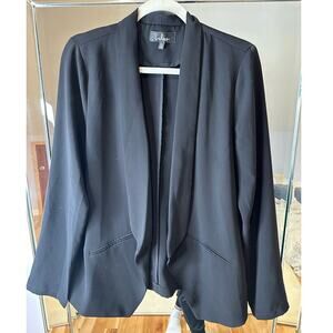 Lulu's: Black Cardigan Style Jacket